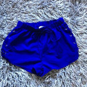 🔶5 for $25🔶 Bright Blue Shorts Side Tie detail
